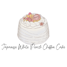 [9月/自取] Japanese White Peach Chiffon Cake (serves 4-5 people)